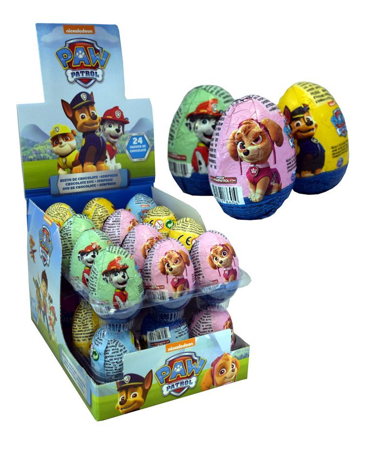 Paw patrol kinder surprise eggs online