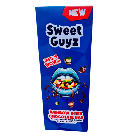 Sweet Guys Rainbow Freeze Dried Bites Milk Chocolate Bar (115g)