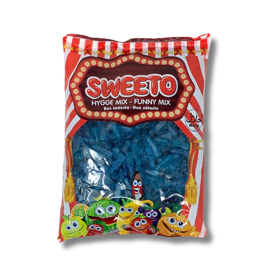 Sweeto Bulk Blue Bottles (1kg)