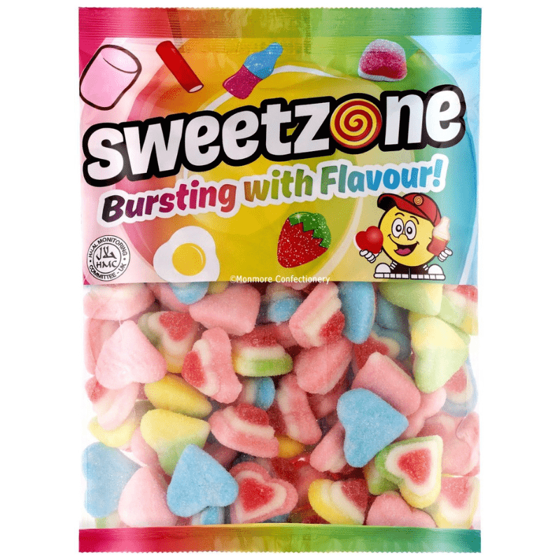 Sweetzone Bag Fizzy 3D Hearts (1kg)