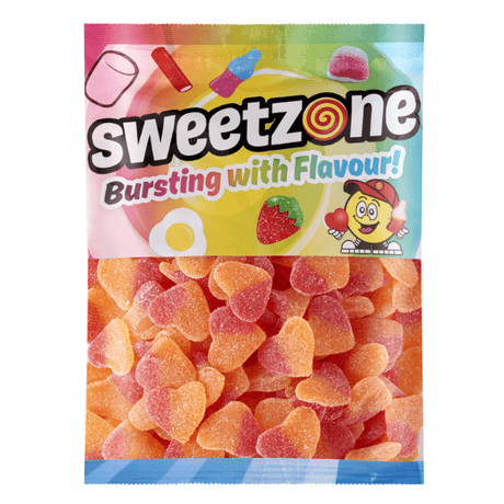 Sweetzone Bag Fizzy Peach Hearts (1kg)