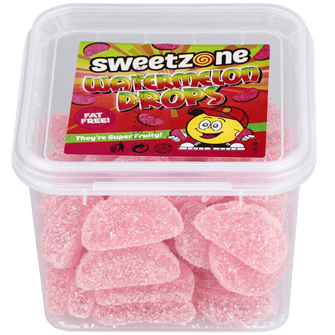 Sweetzone Mini Tubs Watermelon Drops (170g) – SoSweet