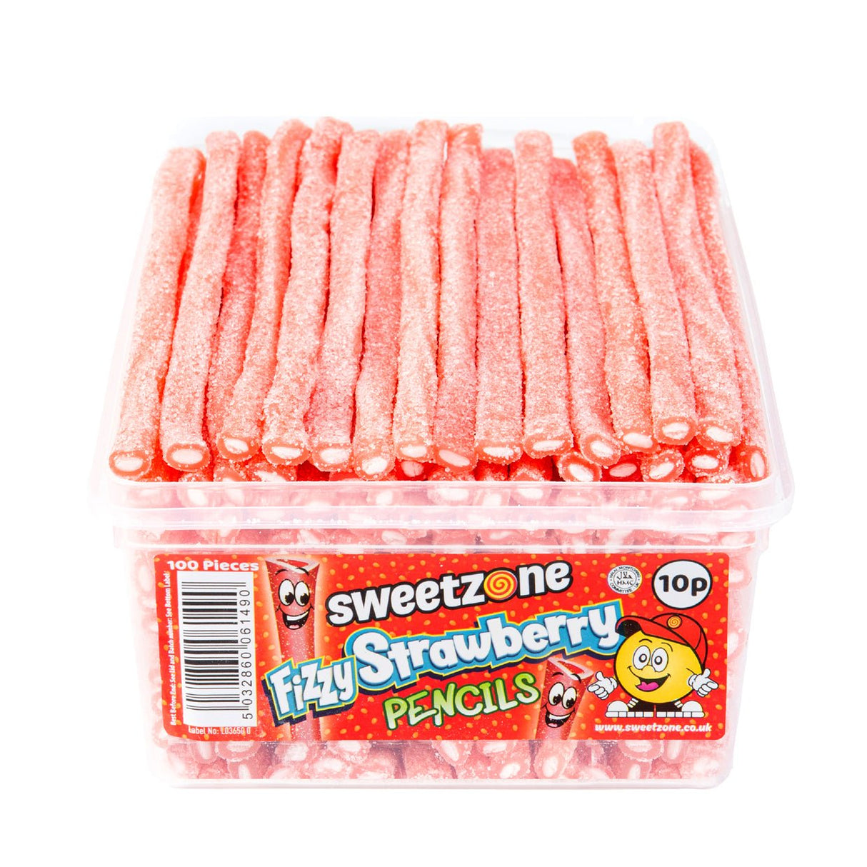 Sweetzone Pencils Fizzy Strawberry (100pcs)