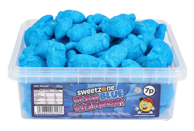 Sweetzone Tub Foam Blue Raspberry (700g)