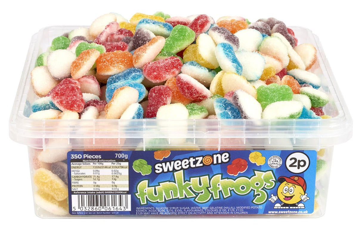 Sweetzone Tub Funky Frogs (700g)