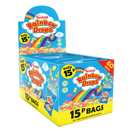 Swizzels Rainbow Drops (10g) (Case of 60)