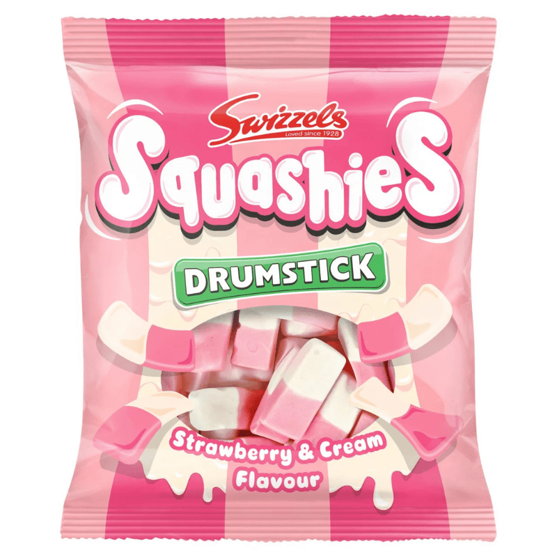 Swizzels Squashies Strawberry & Cream Bag (120g)