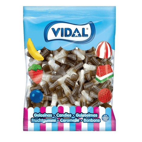 Vidal Bag Large Cola Bottles (1kg)