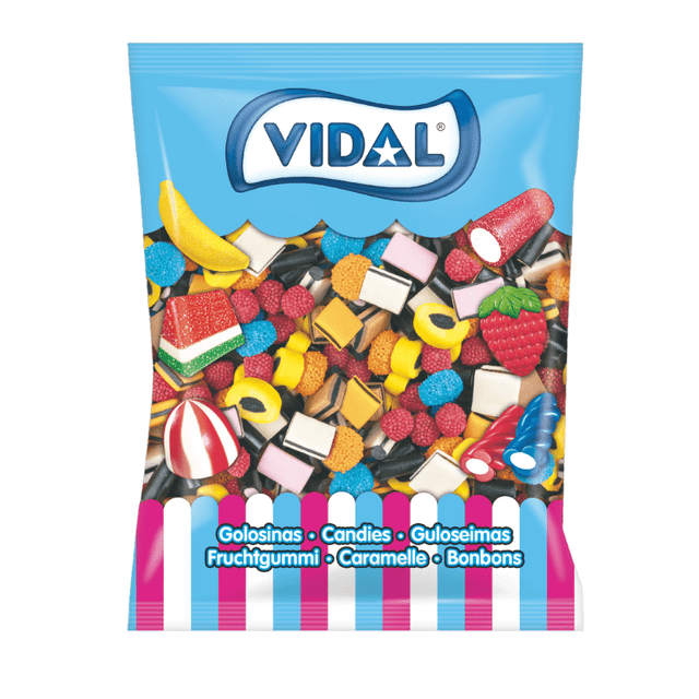 Vidal Bag Liquorice Allsorts (1kg)