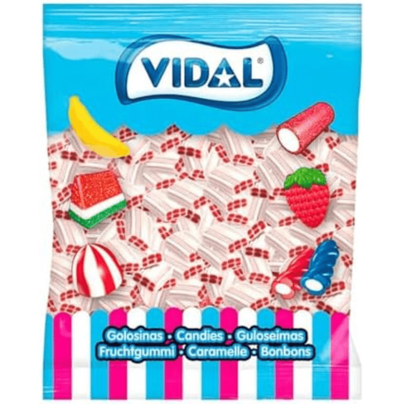 Vidal Bag Strawberry and Cream Filled Bricks (1.5kg)