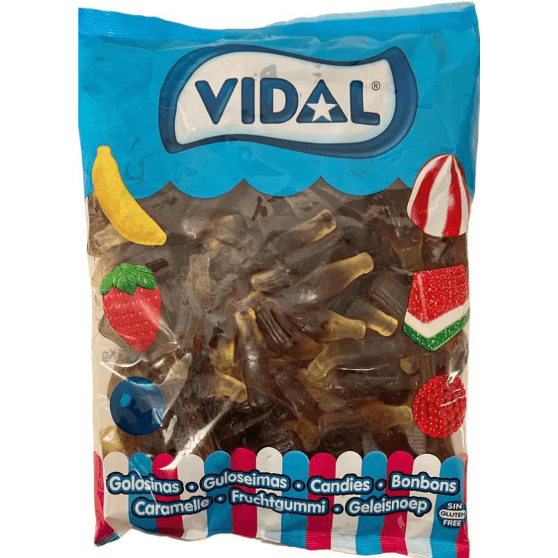 Vidal Cola Bottles (1kg) – SoSweet