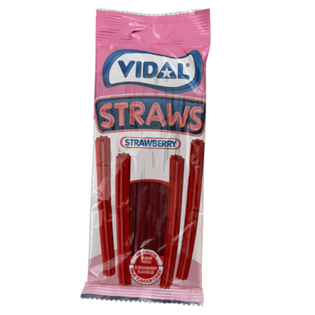 Vidal Strawberry Straws (90g)